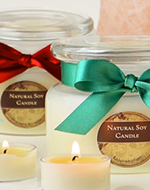 Soy candles and melts